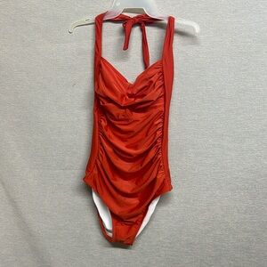 New Women’s Orange One Piece with tag